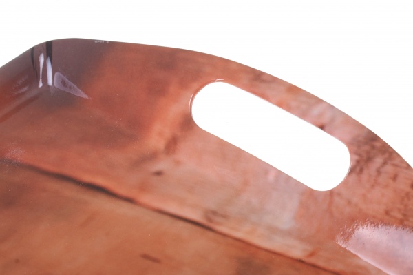 Поднос прямоугольный с ручками Ice Coffee 31x45x4 см коричневый Albayrak