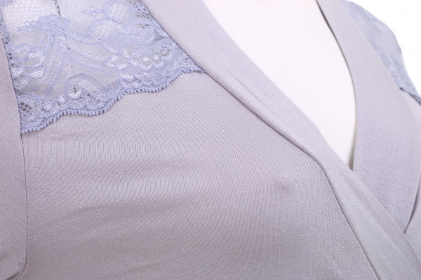 Халат жіночий megotex Moon р. 2XL сріблясто-сірий