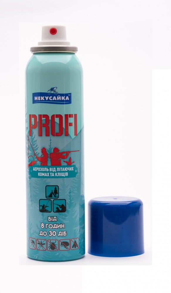 Аерозоль репелентний Некусайка Profi від літаючих комах і кліщів 125 мл