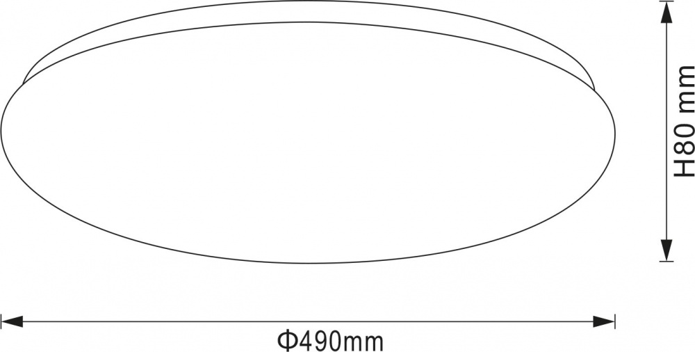 Світильник стельовий Sensio LED Luna 70 Вт білий 3000 - 6500 К AR-N250421032