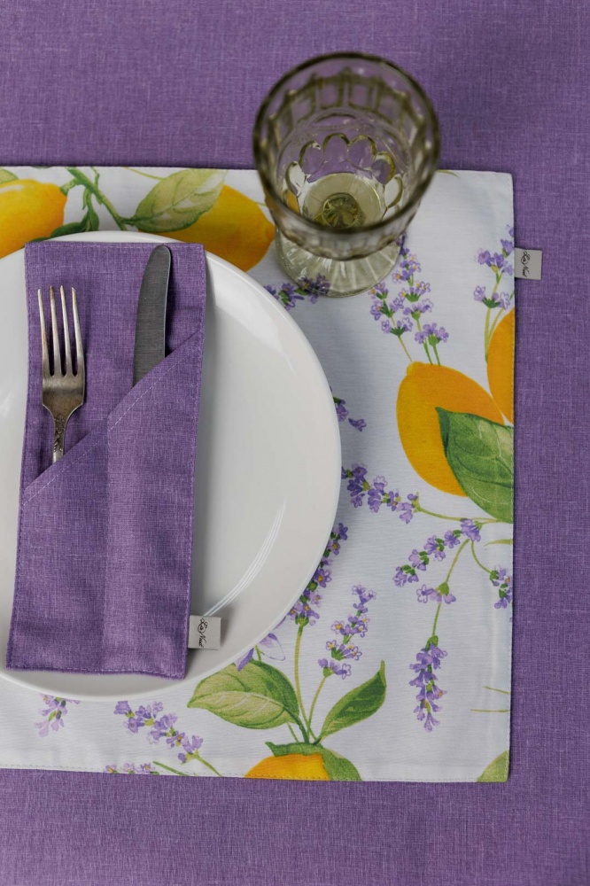 Сет двухсторонний La Nuit Lemons & Lavender 35x45 см