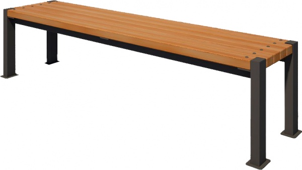 Лавка парковая Двойная линия LP006.1 1,71 м 