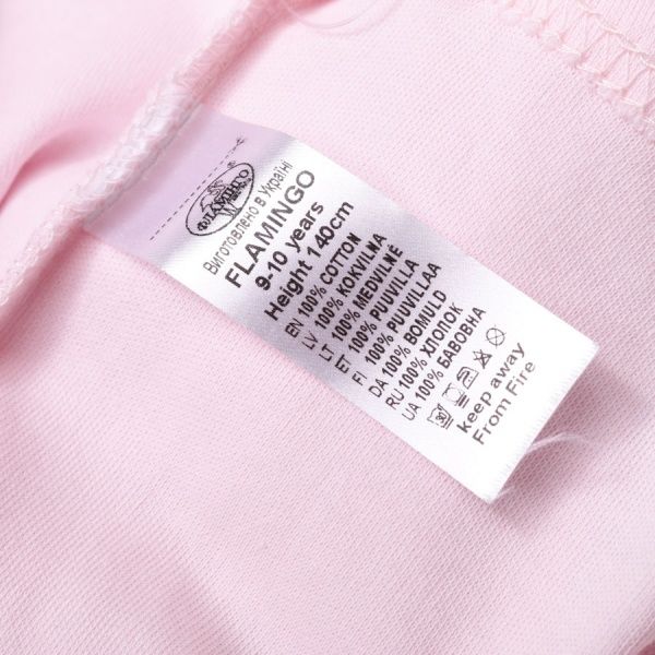 Пижама для девочек р.140 розовый 247-212 