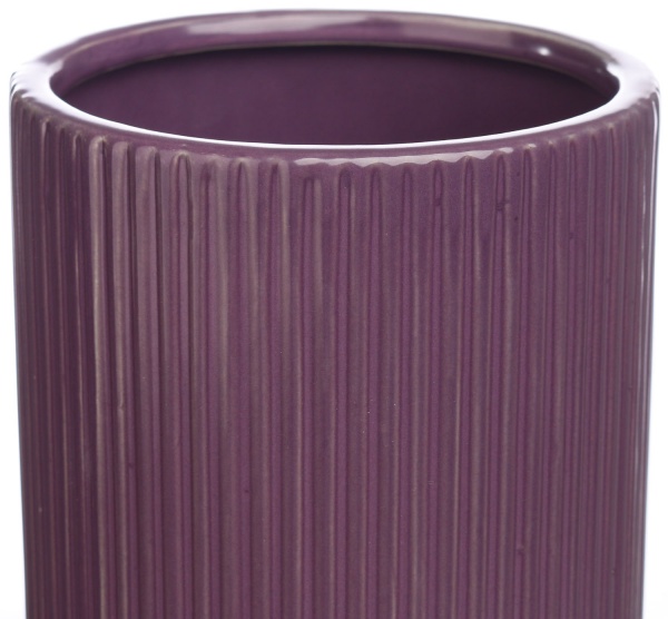 Ваза керамическая фиолетовый Guoxin d13хh31
