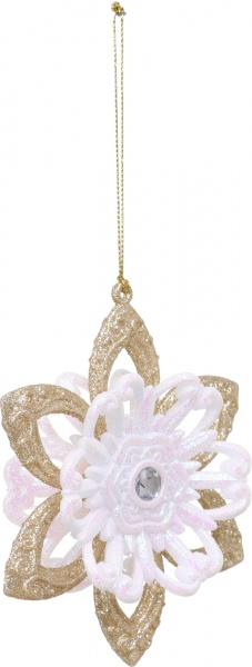 Подвеска пластиковая Global Treasure Цветок звездный 12 см в ассортименте P2110002-MZGCHD/2