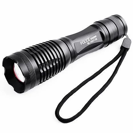 Фонарик Bailong Police 1837-T6 черный