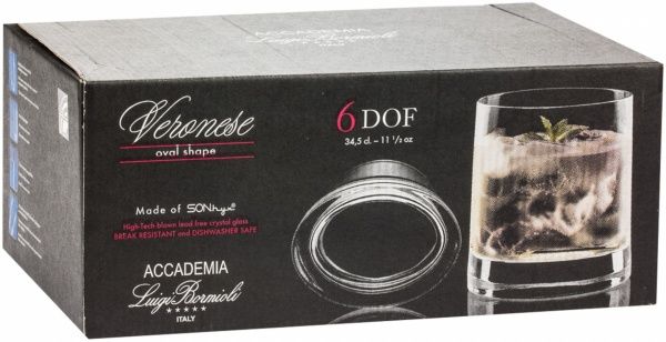Набор стаканов для виски Veronese 345 мл 6 шт. Luigi Bormioli