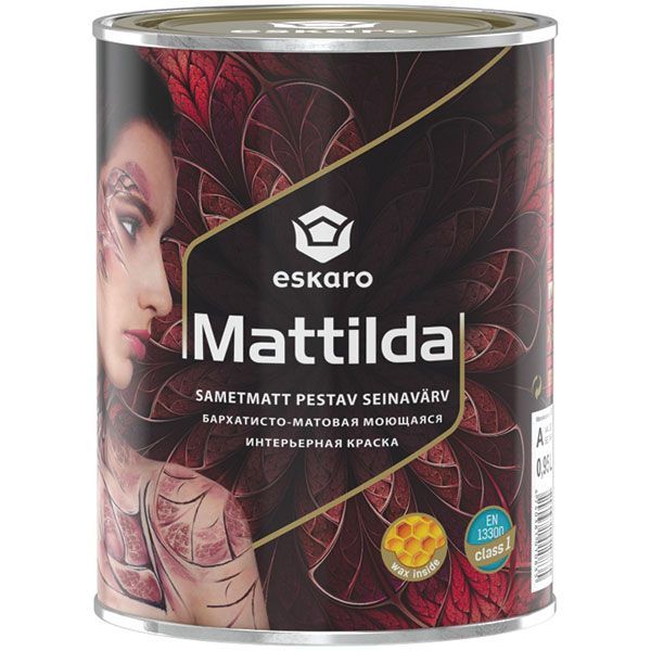 Фарба Eskaro Mattilda білий 0,95л 1,33кг