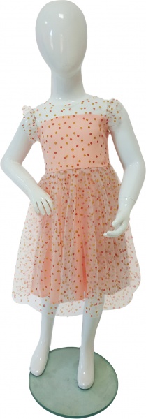 Платье Mevis р.98 персиковый 