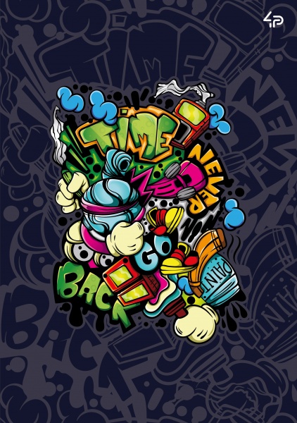 Нотатник Graffiti comics A5 Profiplan