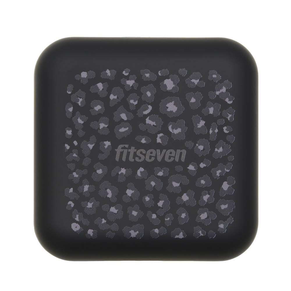 Кейс для капсул Fitseven чорний із лео TP005BL