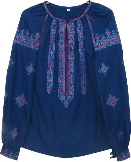 Вишиванка Едельвіка р. M синій 497-18/00 