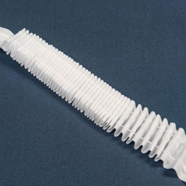 Тесьма шторная матовая равномерная, 30 мм