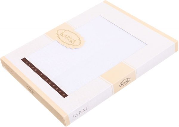 Скатерть Caramel 160x300 см белый Karna 