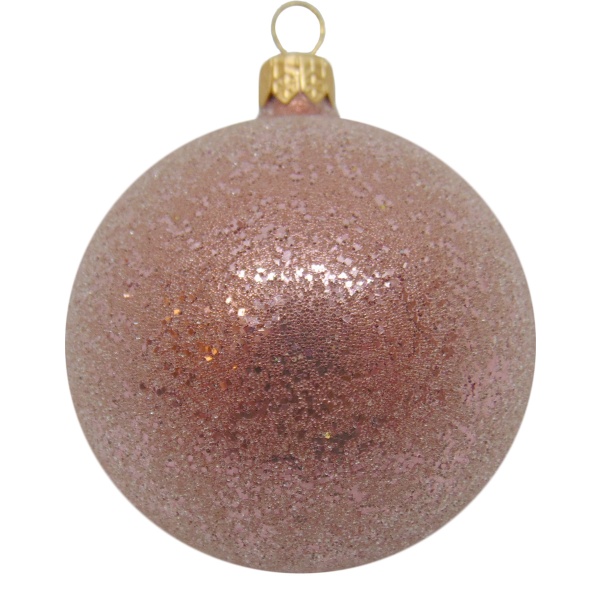 Шар новогодний d80 сахарн. ,9632-31/30869 