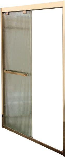 Душевые двери EGO ART 120х190 см стекло волнистое 