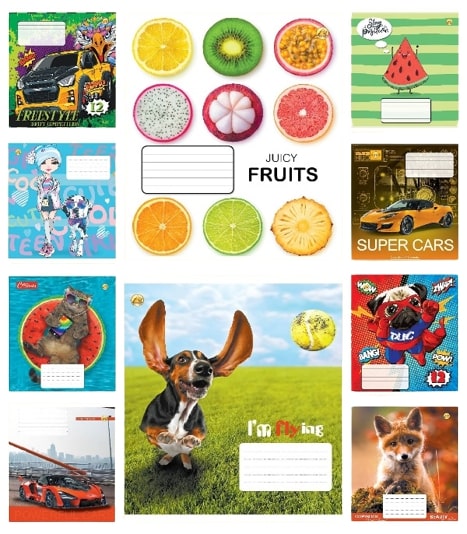 Тетрадь школьная 12 листов линия