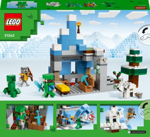 Конструктор LEGO Minecraft Замерзлі верхівки 21243