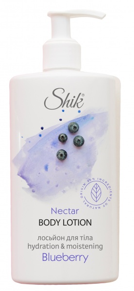 Лосьон для тела Shik увлажняющий Nectar Черника 480 мл