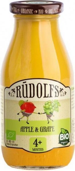 Сок Rudolfs Яблоко-виноград с 4 месяцев 260 мл