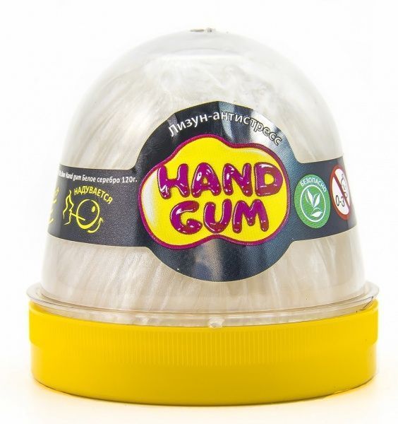 Жуйка для рук Hand gum Біле срібло 120 г 80096 OKTO
