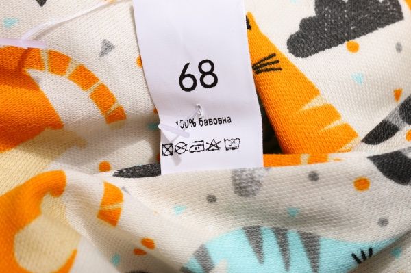 Комбинезон Bambinelli Котики р.86 бежевый с принтом 