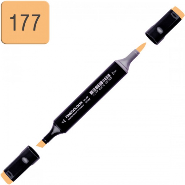Маркер спиртовий FINECOLOUR EF102-177 сріблясто-жовтий 