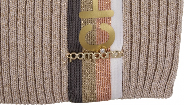 Шапочка детская для девочки Pampona 21 V P 54 р.50 светлое золото 