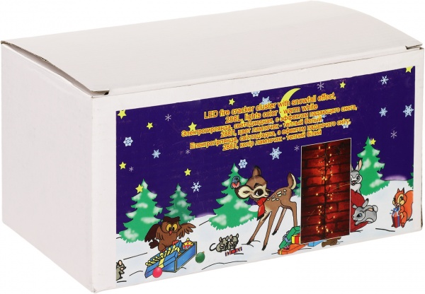 Электрогирлянда линейная Девилон белая встроенный светодиод (LED) 288 ламп 1,8 м 