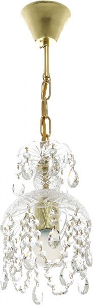 Люстра подвесная Crystal Life SP801/01-K16GO 1x40 Вт E14 золотой SP801/01-K16GO 