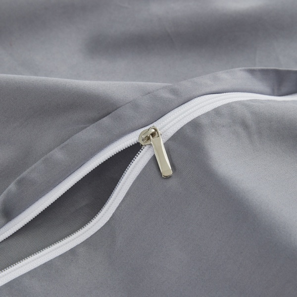 Комплект постельного белья Solid семейный темно-серый La Nuit 