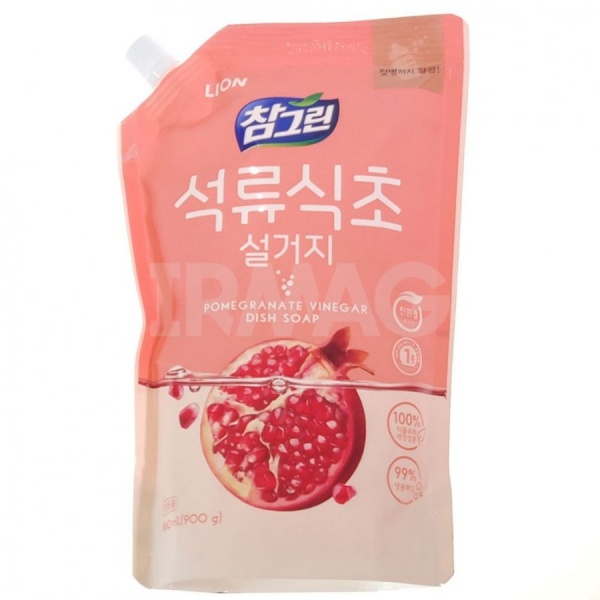 Средство для мытья посуды для ручного мытья посуды Lion Chamgreen Гранат 0,9л