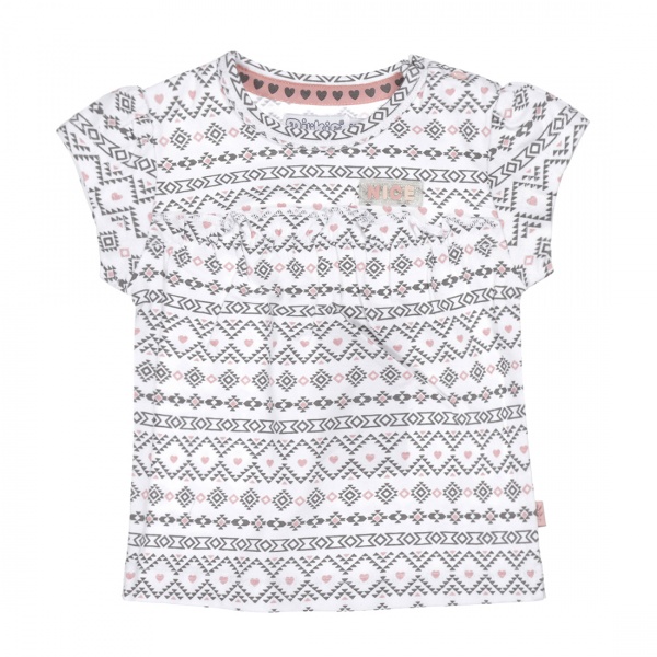 Футболка для дівчаток Dirkje р.110 білий V42235-35 