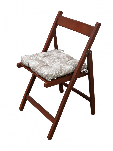 Подушка на стілець МАСАО листя беж Прованс