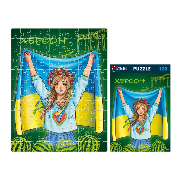 Пазлы картонные De.tail Херсон DT100-15