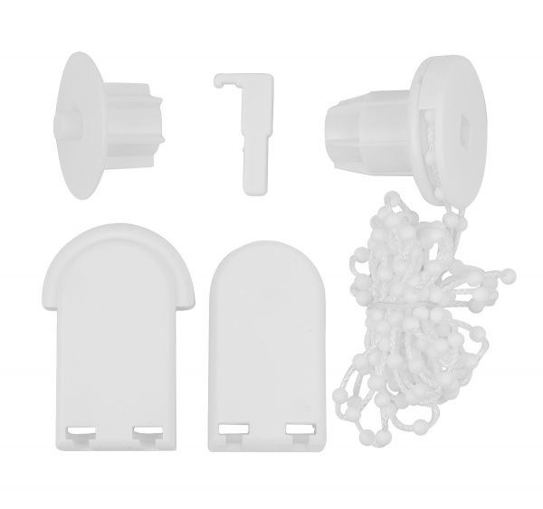 Ролета стандарт Delfa Металлик Принт 115x170 см кремовая 