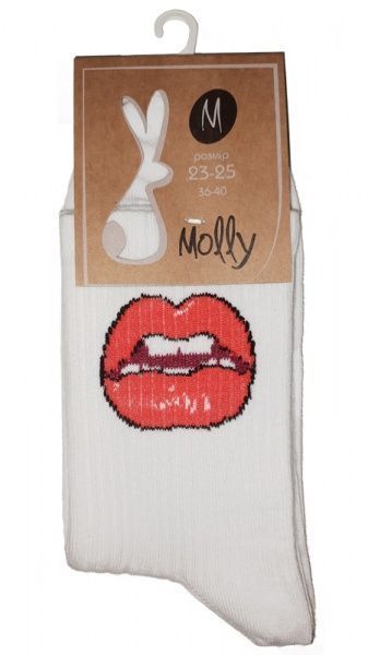 Носки Молли Губки №2 р. 23-25 белый 1 пар 