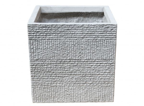 Кашпо Engard Оттава GA67-1 28х28х28 см квадратный 22 л серый (GA67-1) 