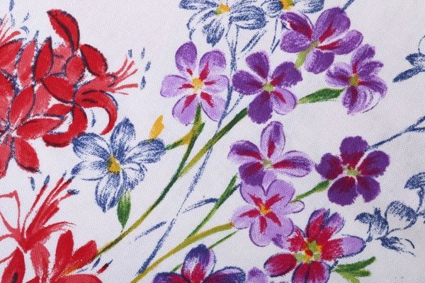 Скатерть Красочность 136x180 см белый с принтом La Nuit 