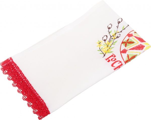 Салфетка пасхальная Галерея льна Пасхальная роспись 30x50 см белый 