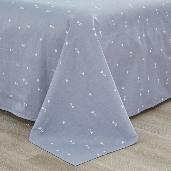 Комплект постільної білизни Tiles 2 блакитний La Nuit 