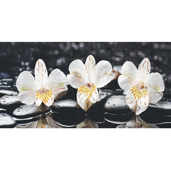 Декор Интеркерама Pergamo Д 123 082-1 150x400 мм черный