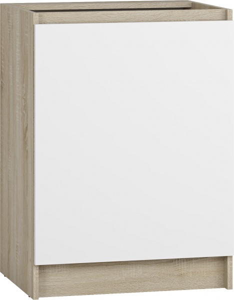 Тумба нижняя МС Снежана 60х82х46,9 см, белый Грейд