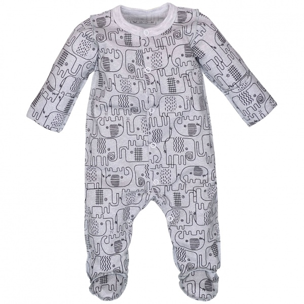 Комбинезон детский Татошка р.56 серый меланж 1506253слн 