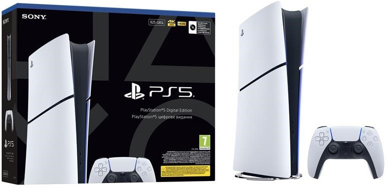 Ігрова консоль Sony PlayStation 5 Slim Digital Edition (CFI-2116) white