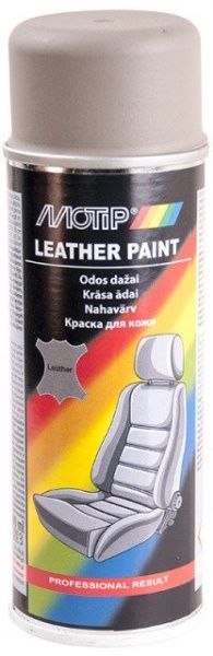 Эмаль аэрозольная для покраски кожи Motip 200 мл 04231BS бежево-серый