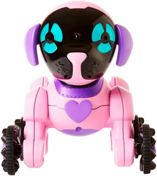 Игрушка интерактивная Wow Wee маленький щенок Чип розовый