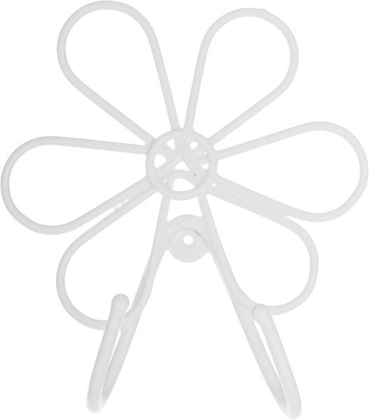 Вешалка декоративная с крючками Ромашка 3092016 21x15 см 