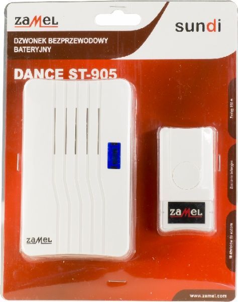 Звонок беспроводной Zamel Dance белый ST-905