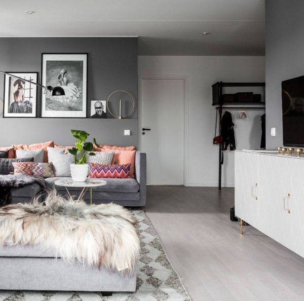 Паркетная доска Tarkett дуб серый трехполосная 2283x194x14 мм (2,658 кв.м) 